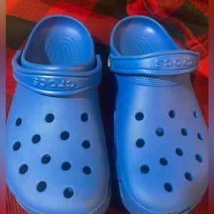 Blue crocs men’s size 12